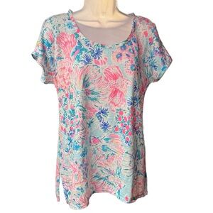 Lilly Pulitzer Inara Gypsea Linen Top Size S